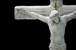 jesus on black background