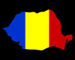 carte de la roumanie sur fond noir carte de la roumanie sur fond noir