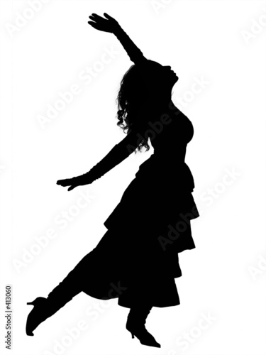 people silhouettes dancing. dancing silhouette