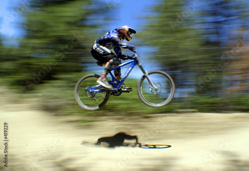 mountain bike racer