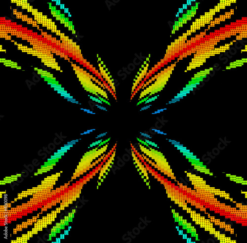 Illustration: color spectrum vortex color spectrum vortex