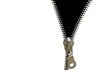 zipper concept. black and white