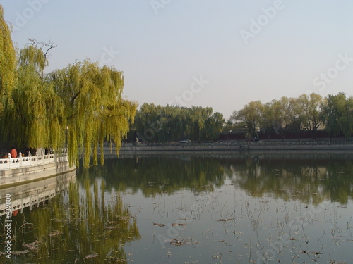 water view in beihai park - beijing water view in beihai park - beijing