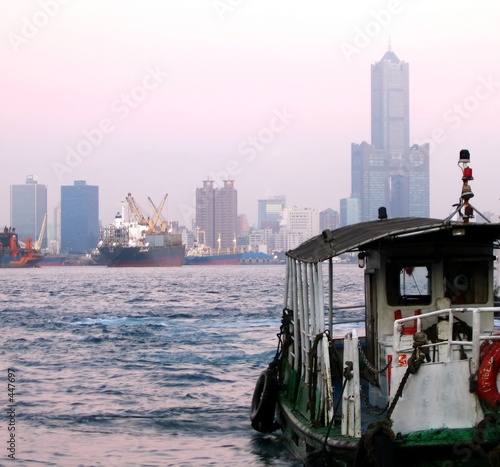 kaohsiung harbor in taiwan