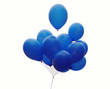 blue balloons