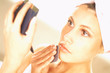 girl doing makeup