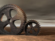 Photo: rustic cogs in the desert rustic cogs in the desert