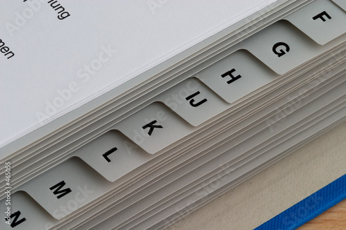 alphabetisches register