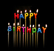 happy birthday candles