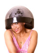 drying hair