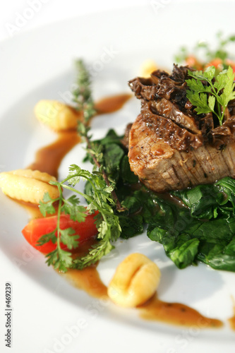 viande et ses gnocchis