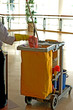 cleaning in progress in a shopping centre cleaning in progress in a shopping centre