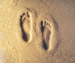 traces on sand
