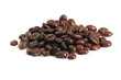 pile of coffee beans isolated