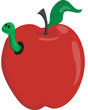 apple & worm