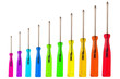 rainbow of screw driver
