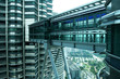malaysia, kuala lumpur: bridge of petronas towers