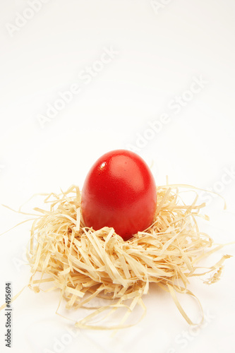rotes osterei