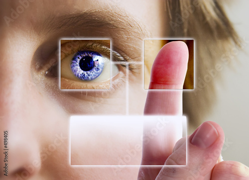 finger print iris scan