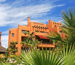 luxury apartments and gardens on urbanisation in spain