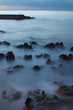 waves and rocks