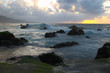  seashore at sunset, puerto de la cruz, tenerife