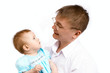 father and baby
