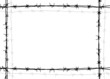 barbed wire frame