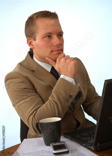 businessman smiling