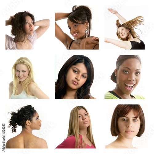 Photo: multi racial group of women multi racial group of women