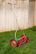 retro lawnmower