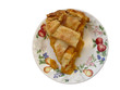 slice of peach pie slice of peach pie