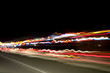 night lights on the highway