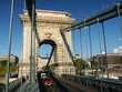 budapest chain bridge and city
