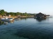 house on the beach of roatan (bay islands)