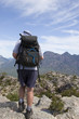 old man hiking on mountain top 2 old man hiking on mountain top 2
