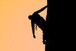 escalade contre jour