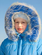 winter portrait of young girl