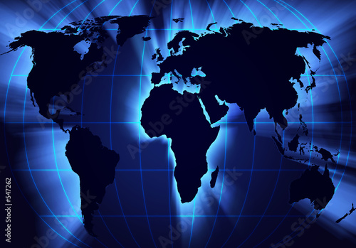 an map of the world
