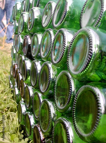 superposition de bouteilles