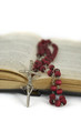 rosary with bible
