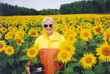 sunflower cyclist
