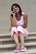 phone woman