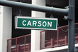 streetsign: carson streetsign: carson