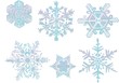 Illustration: snow flakes snow flakes
