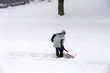 digging out
