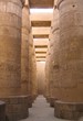 massive columns of karnak temple, luxor, egypt