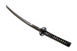 Photo: japanese sword on white background japanese sword on white background