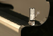 metronome on a piano metronome on a piano