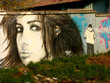visage sur mur visage sur mur